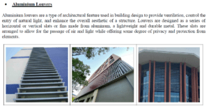 Aluminium Louvers