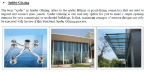 Spider Glazing